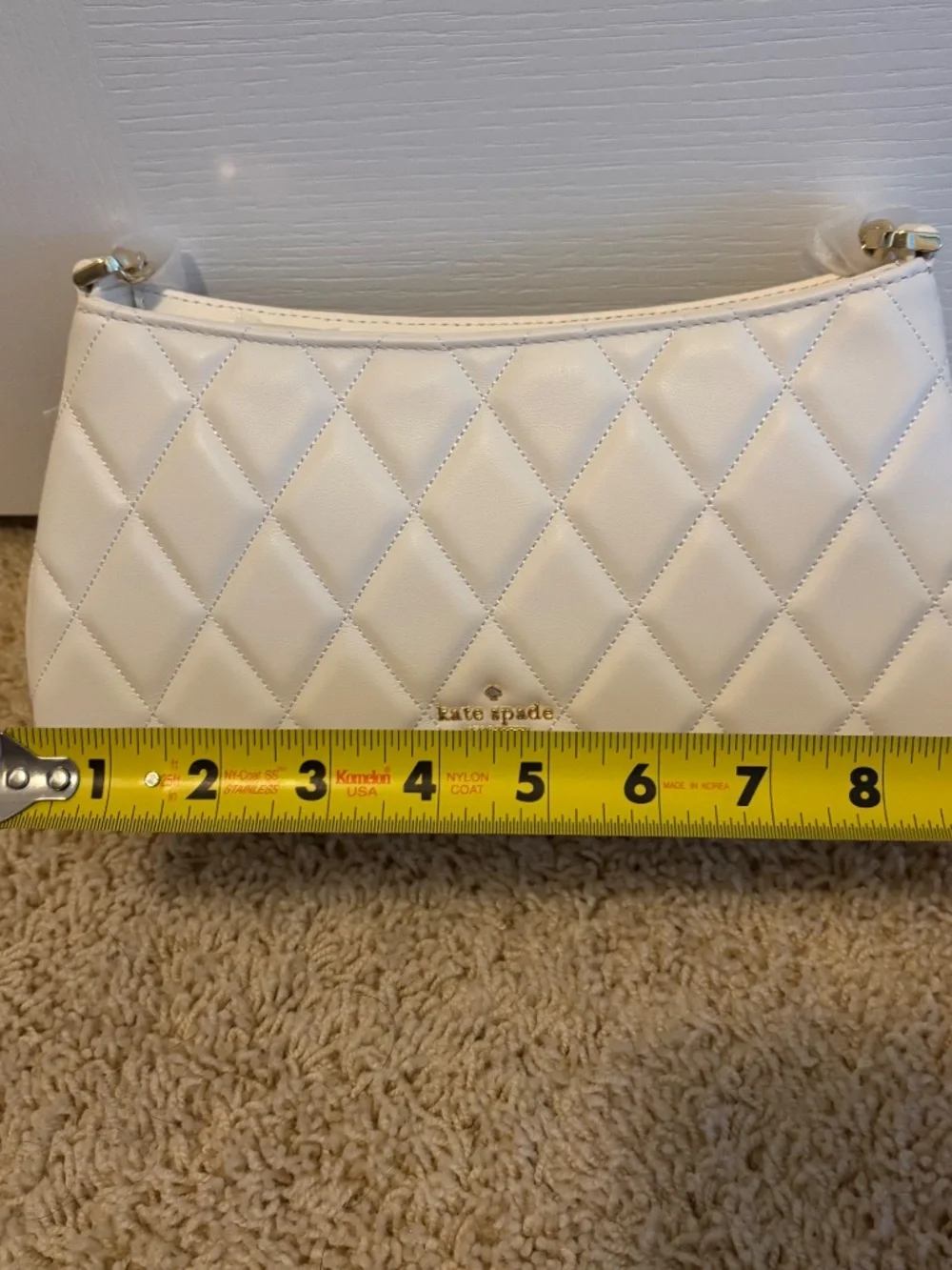 Kate Spade Carey Small Convertible Crossbody in Meringue